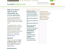 Tablet Screenshot of aintzinakolanbideak.net